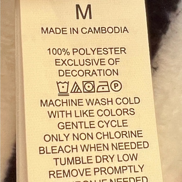 NWT Kate Spade Stripe black white  Polka Dot Robe chenille plush size medium - Picture 10 of 10